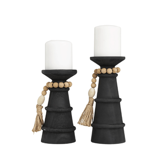 Hidenn Wooden Candle Holder