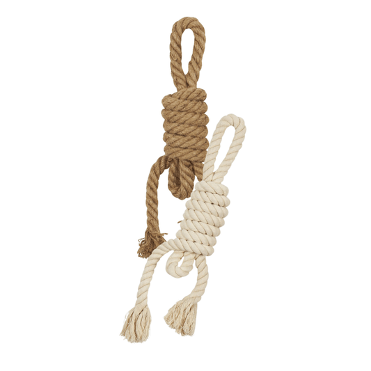 Ditho Decorative Piece Jute and White