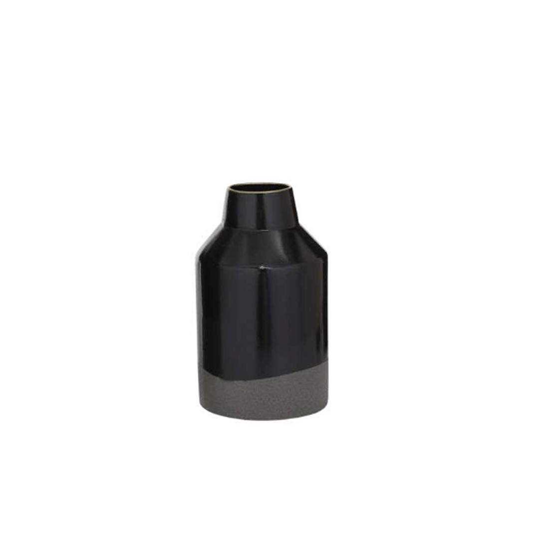 Black Metal Vase B