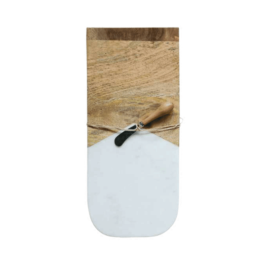 Wood and Marble Cutting Board