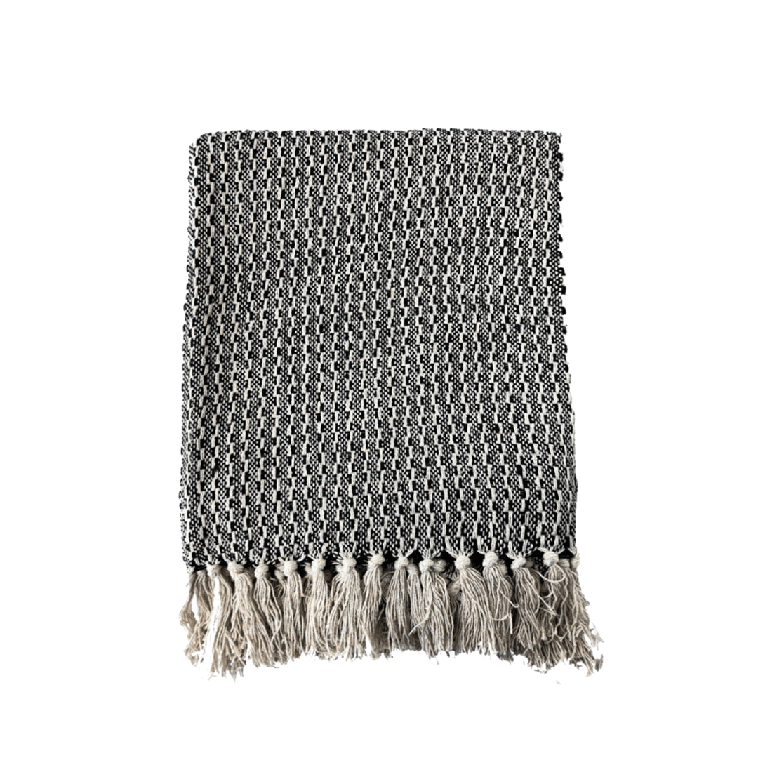 Throw Brodrum Natural/Black