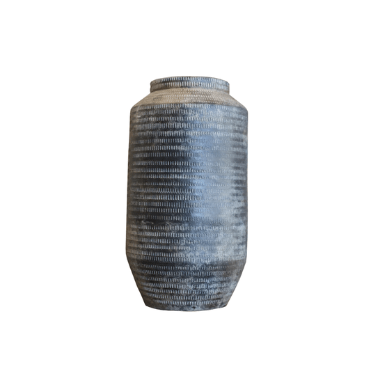 Black Vase with Small Top