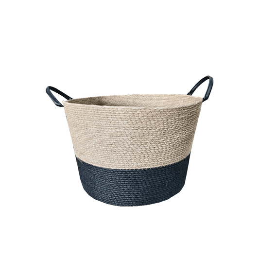 Faux Wicker Basket