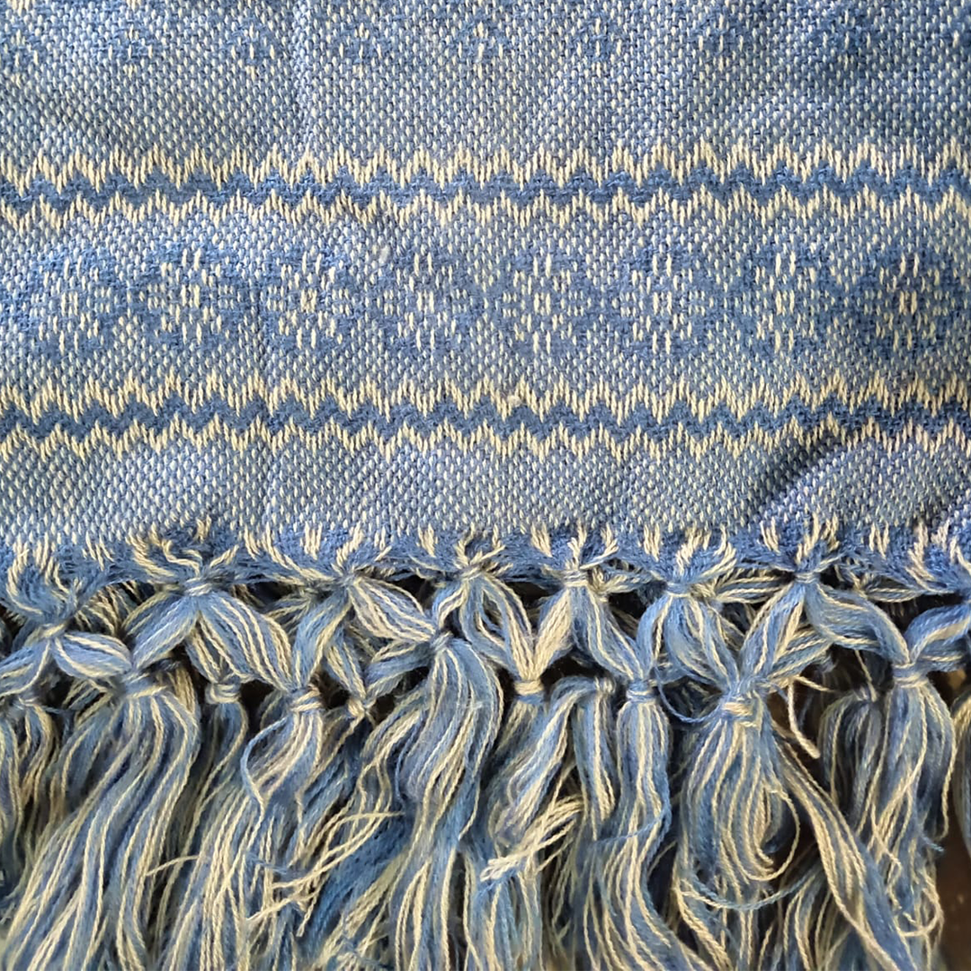 Throw Chiapas - Blue/Grey
